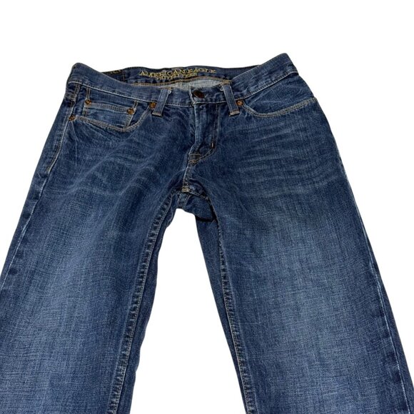 American Eagle Outfitters Slim Straight Jeans 28x32 Mens Denim Classic Fit Blue - Picture 5 of 6